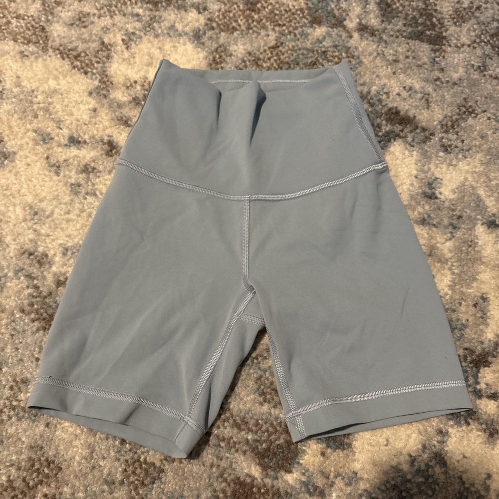 lululemon athletica Women's Blue Bike Shorts